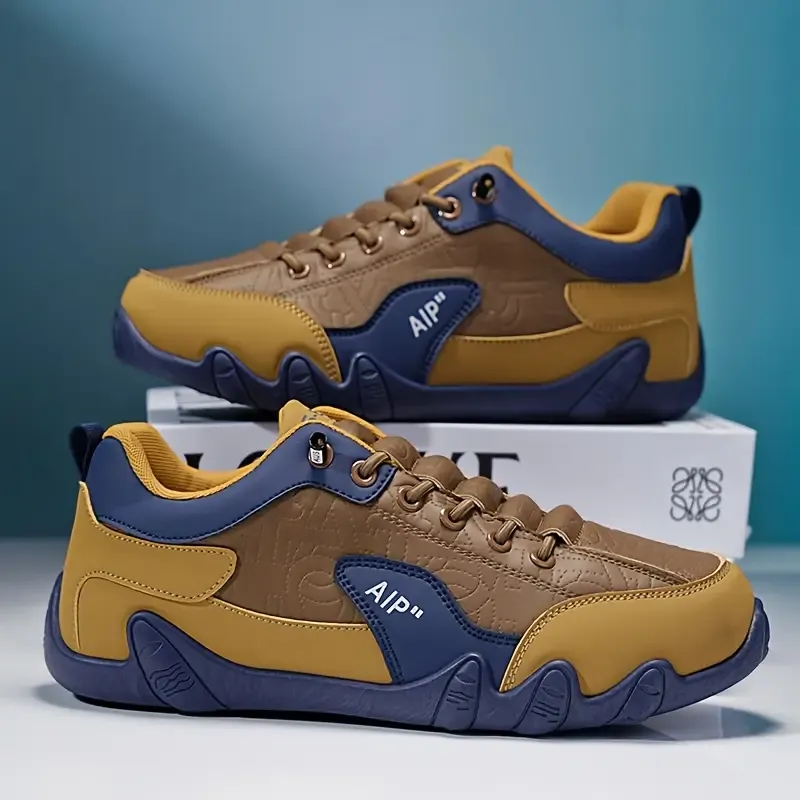 Men's autumn casual leather shoes with soft soles