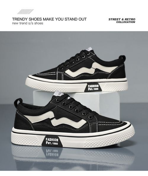 Men's non-slip canvas sports shoes