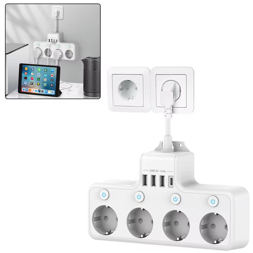 White Power Strip Individually