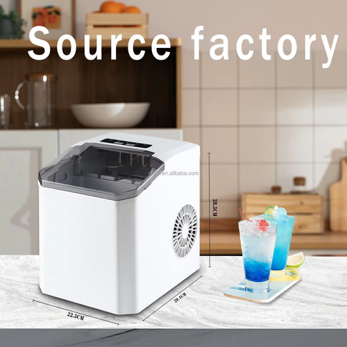 Mini Ice Maker Electric Bullet Cylindrical Ice Maker Machine Automatic Household Ice Machine for Milk Tea Shop Kitchen Office