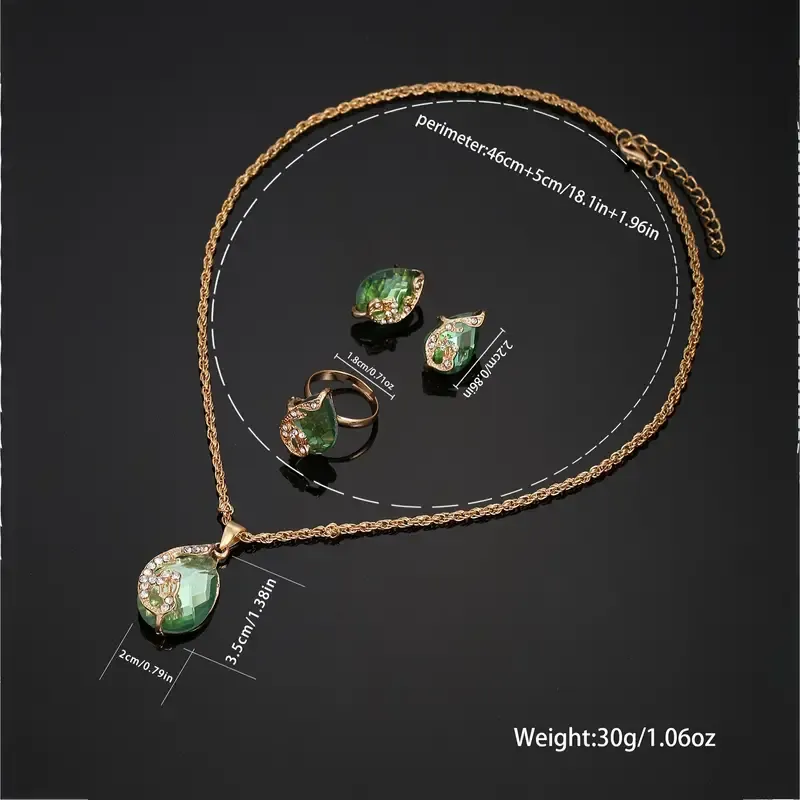 Quartz Watch & Jewelry Set