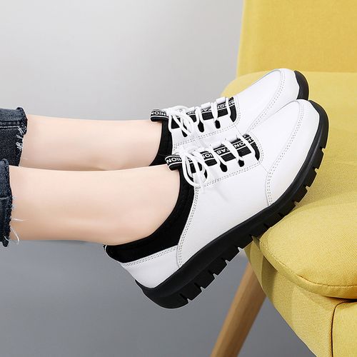 Women's Anti-Slip Work Shoes, Soft Sole Athletic Comfortable Walking Mom Shoes, Casual Style