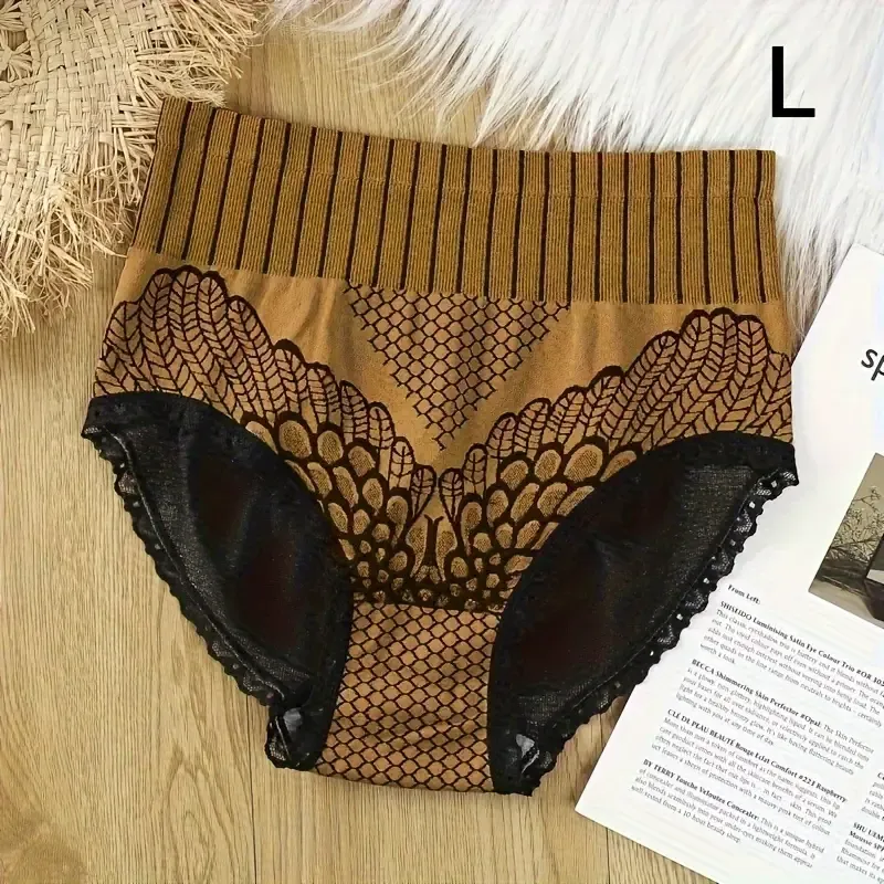 3PCS Women High Waist Panties, Breathable Body Shaper, Tummy Control Underwear Butt Lifter Panties Shaperwear