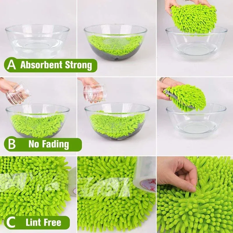 2 in 1 Car Cleaning Brush Mop