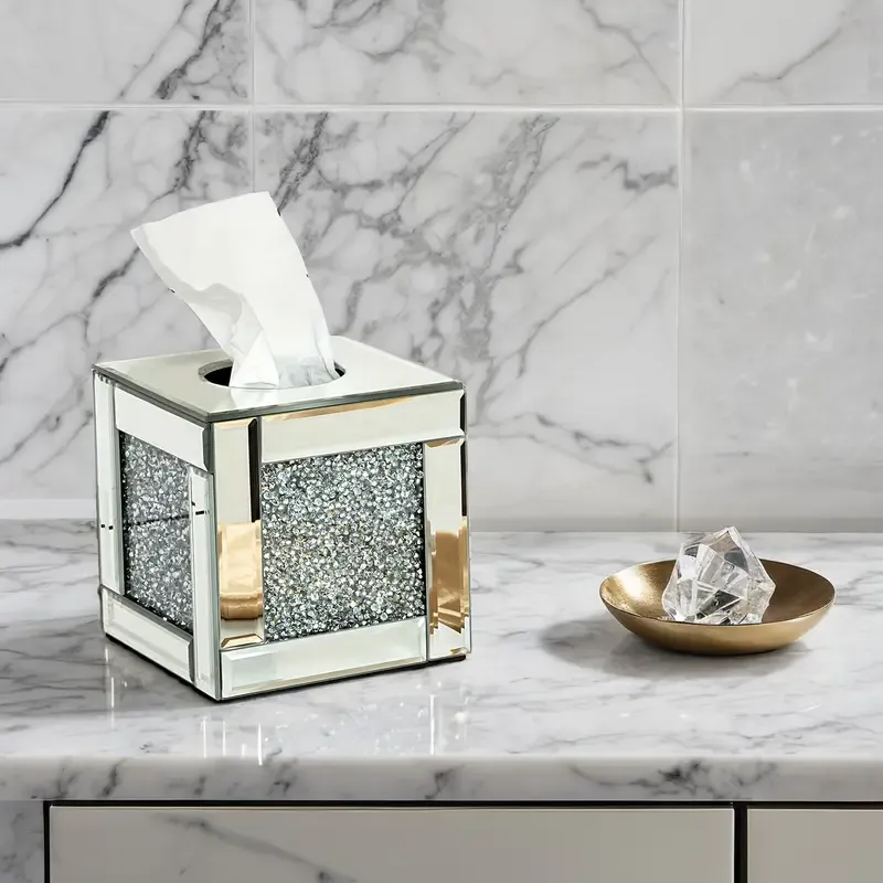 Luxury Mirrored Tissue Box
