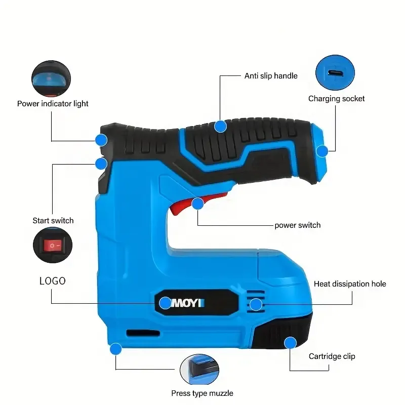 Lithium-ion Electric Staple Gun and Brad Nailer Kit