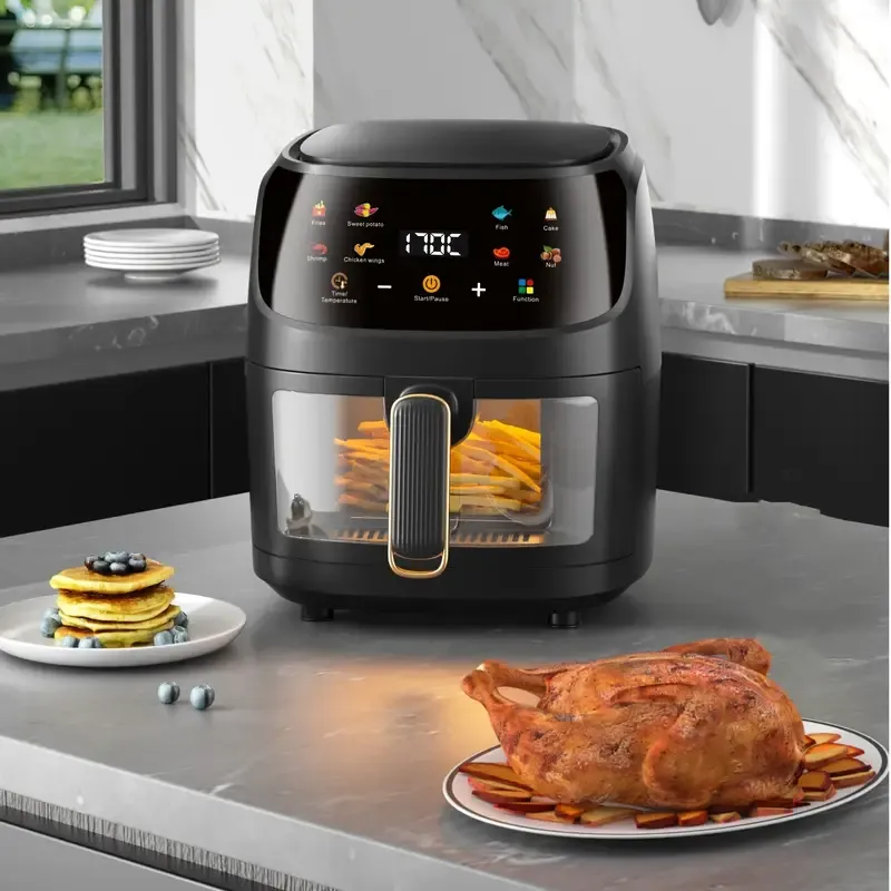 Large Capacity Air Fryer With Color Touch Screen