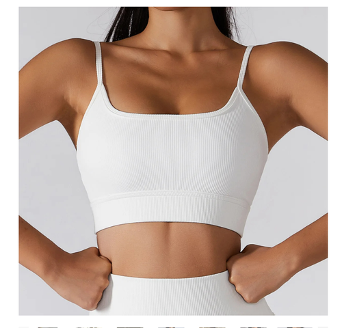 Women One Shoulder Tops Ribbed Seamless Sleeveless Workout Crop Tank Tops