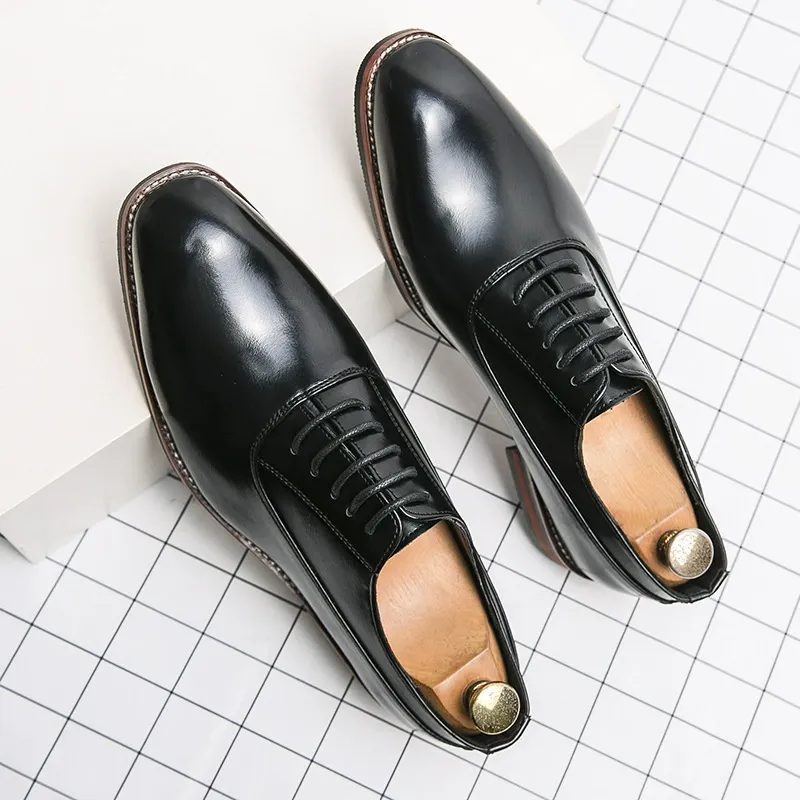 Summer formal leather shoes for business and casual wear for men