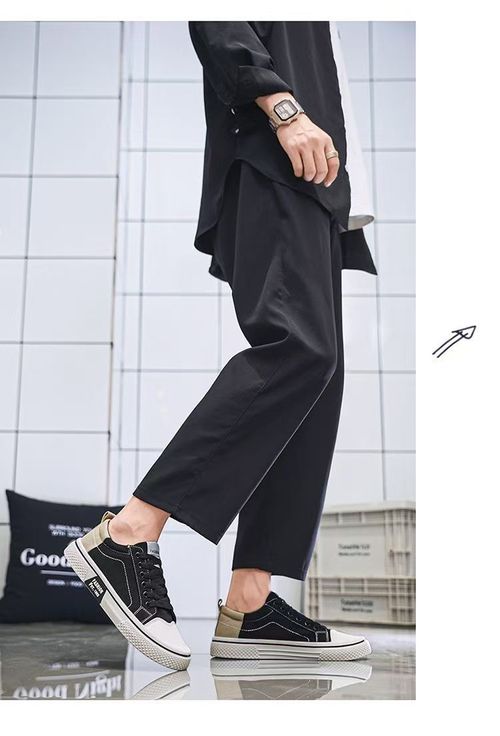 Classic canvas shoes for men, new summer men's shoes, breathable, versatile, non-slip, wear-resistant, 2025 popular casual shoes
