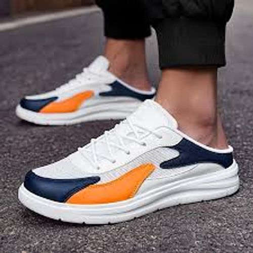 sports half slippers lace-up flat casual shoes