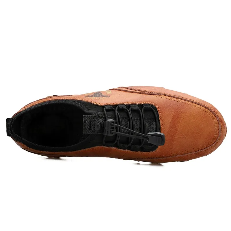 Spring new men's octopus large size soft sole casual shoes business breathable retro men's shoes