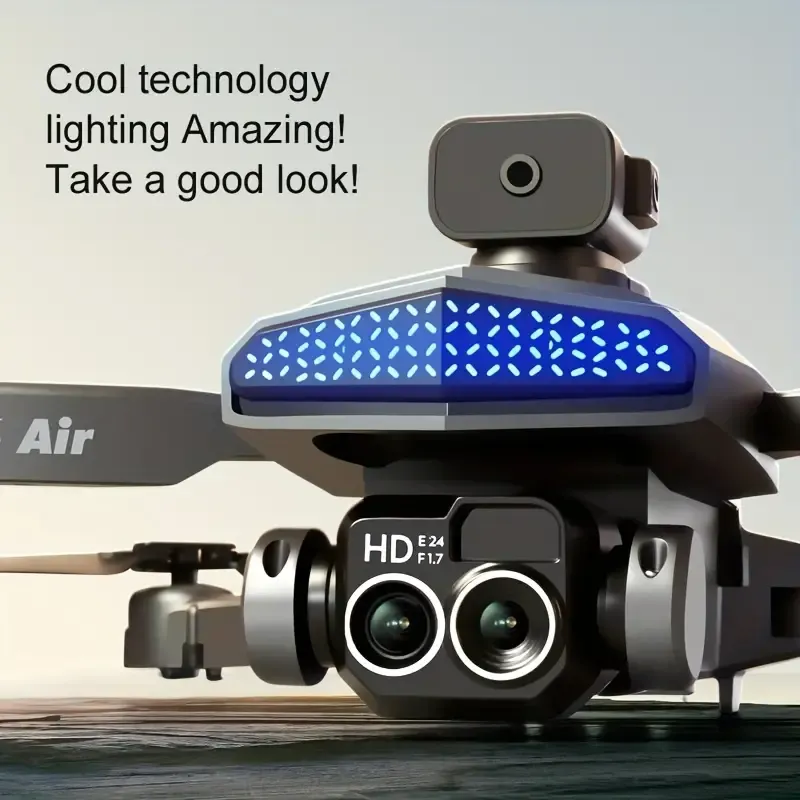 D6 Drone, Double-Camera UAV, Obstacle Avoidance Remote Control Aircraft, Electric Modulation Camera, Remote Control Aircraft Toy, A Perfect Gift  for yourn lover
