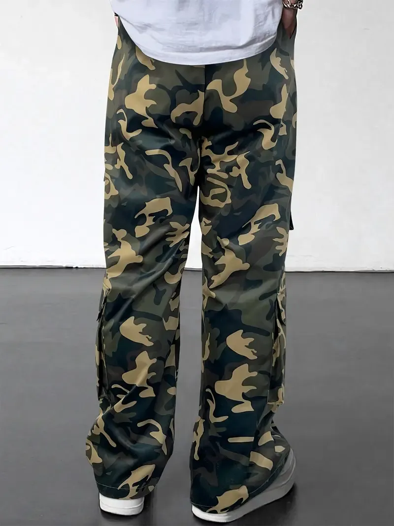 Men's Loose Fit Drawstring Cargo Pants