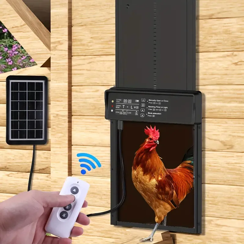 Solar Powered Chicken Coop Door