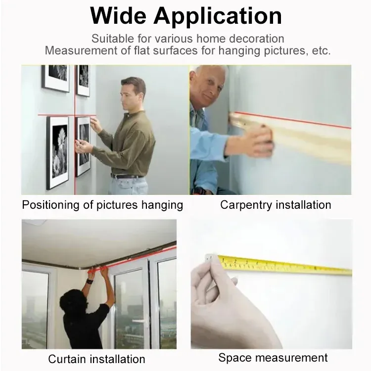3 in 1 High Precision Measuring Infrared Ruler Level Meter Laser Level Meter