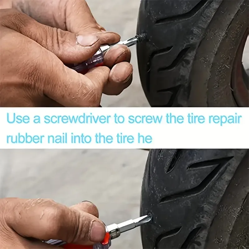 Self-Service Tire Repair Rubber Screws