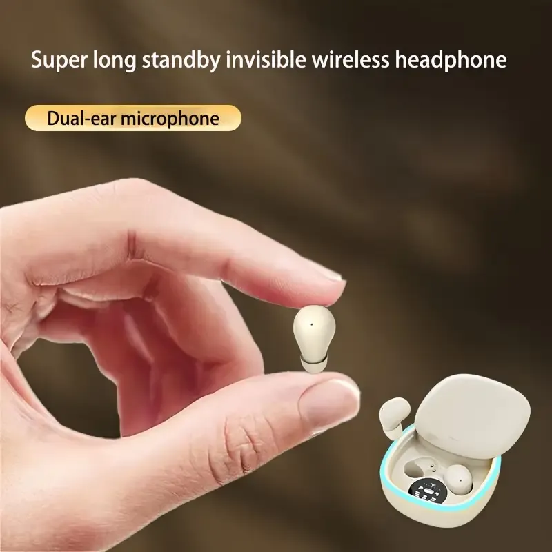 Ultra-Compact Wireless Earbuds with Long Battery Life, High-Fidelity Sound, Perfect for Outdoor Activities, Ideal Gift for Men, Women, and Students, Perfect for Christmas or Halloween