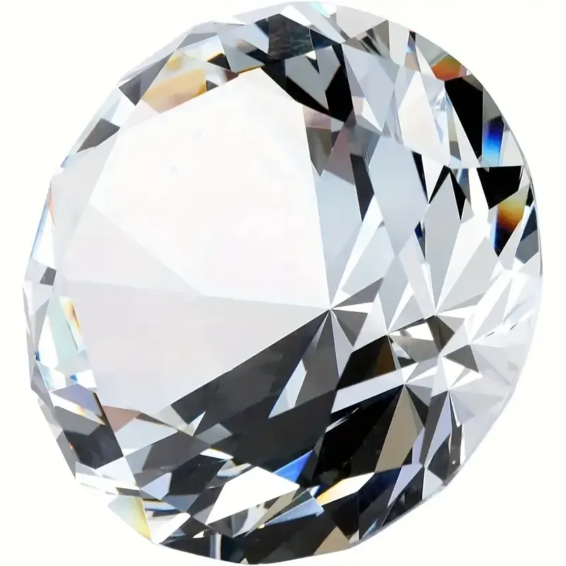 Glowing crystal diamond