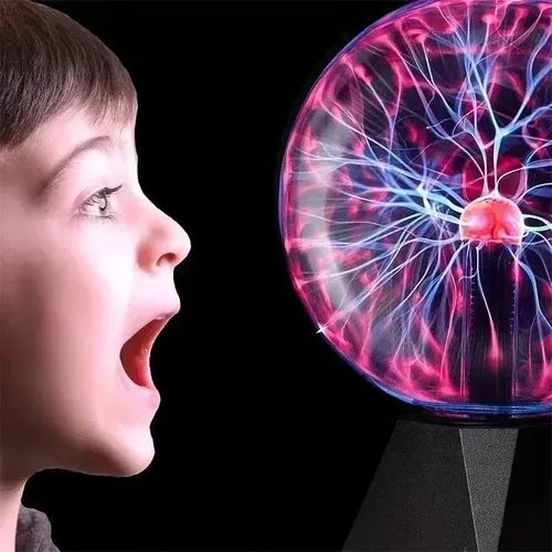 Novel magic crystal plasma plasma body ball touch flashing light