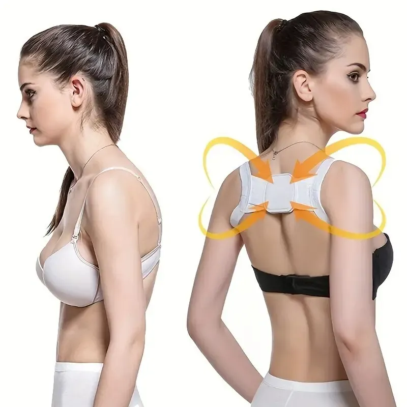 Adjustable Posture Corrector Brace for Men & Women - Clavicle and Back Support, Humpback Relief Belt, Hand Wash Only