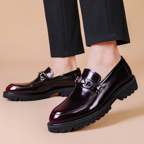 Men's cross-border popular leather shoes
