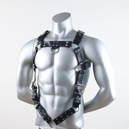 Sexy Mens Lingerie Leather Erotic Harness And Bulge Gay Jockstraps Underwear