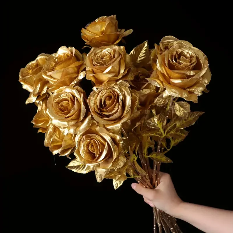 Golden Carnival Rose Waterfall