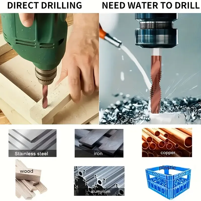 Cobalt Drill Tap Set With Countersink