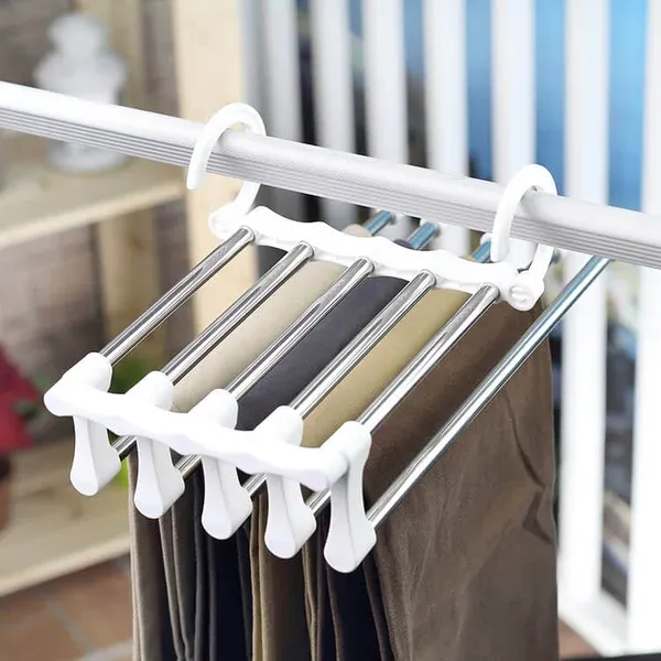 Multi-functional Pants Rack - Closet Multiple Layers Multifunctional Uses Rack Organizer for Trousers Scarves Slack