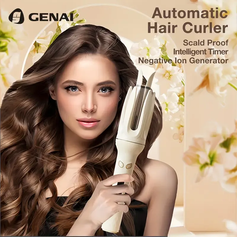 Large Barrel Automatic Hair Curler