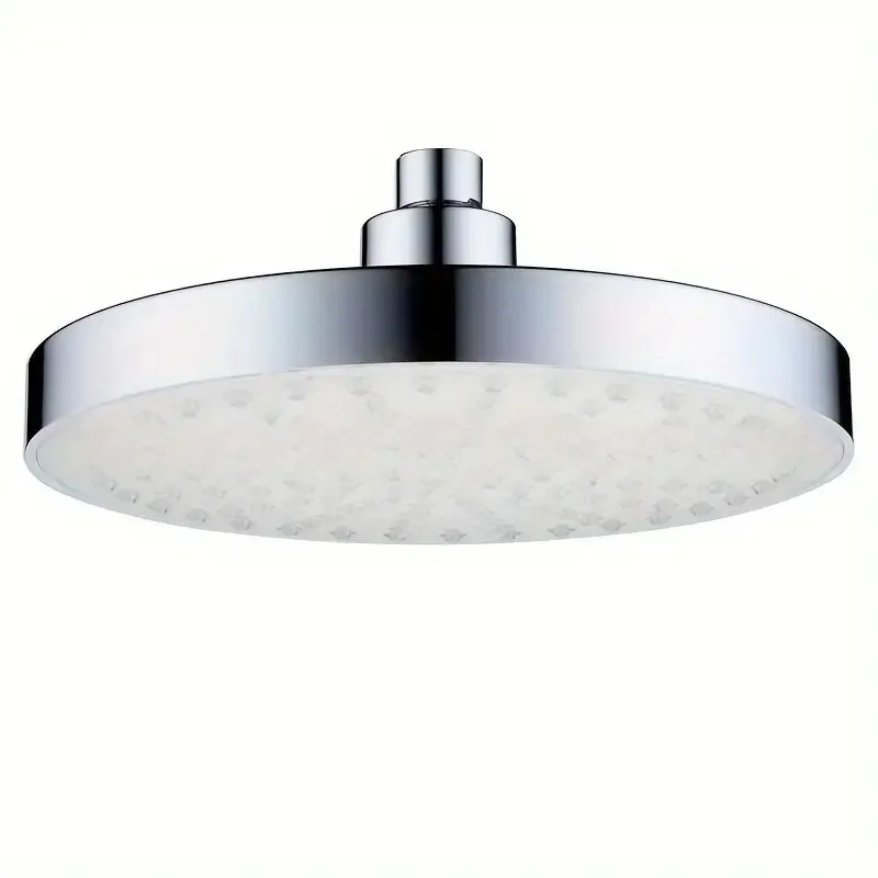 🔥🔥Hot Sale Promotion - 8-inch Water Flow Power Generation Colorful Flashing LED Light Glow Round Top Spray