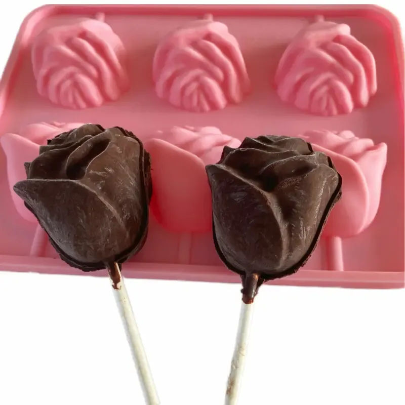 3D Rose Flowers Silicone Mold Set