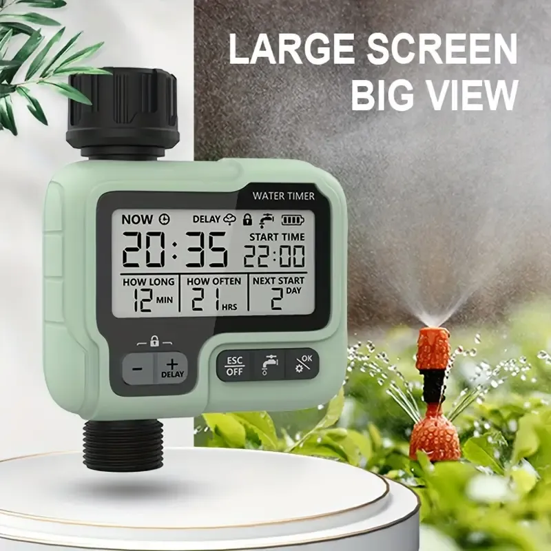 1pc, Smart Timed Irrigator, Garden Outdoor Automatic Watering Device, Huating Gardening Automatic Watering Irrigation Equipment, 12.6*9.78*8.28 Cm