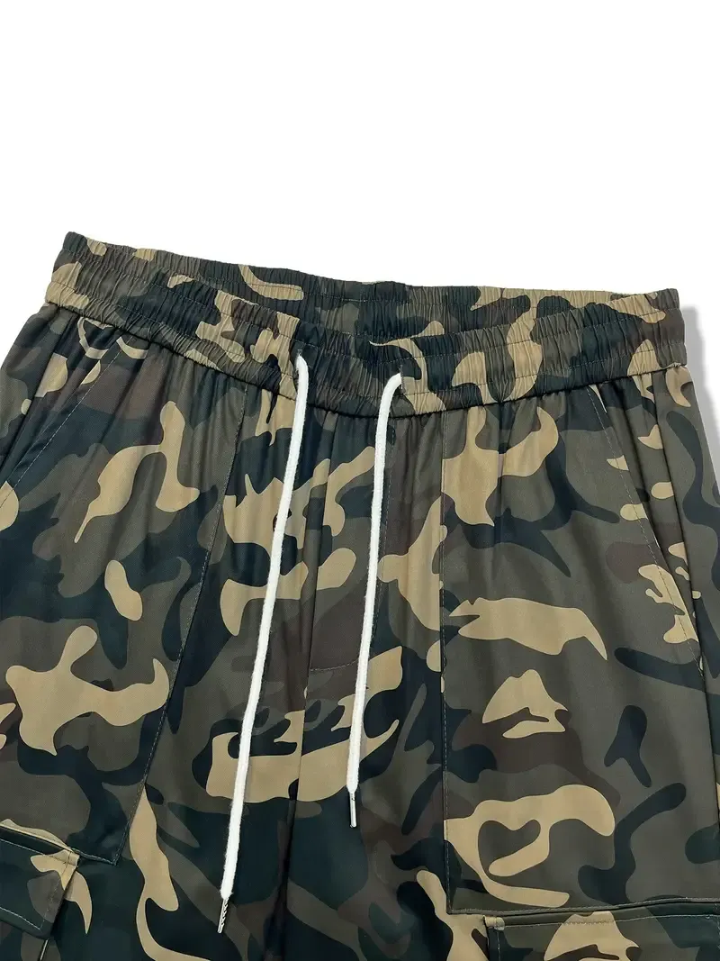 Men's Loose Fit Drawstring Cargo Pants