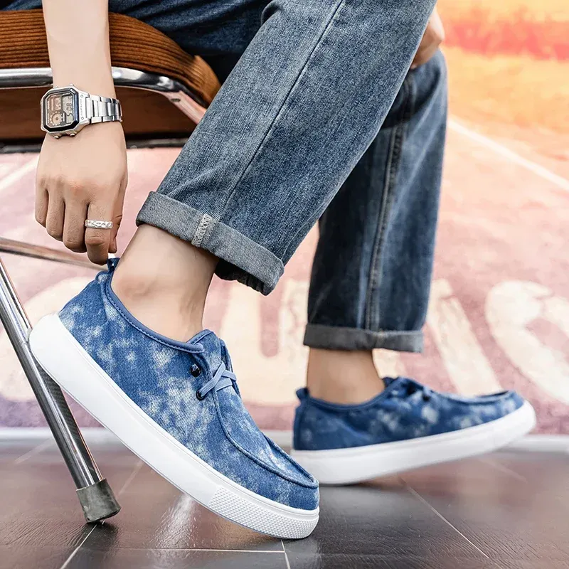 toe graffiti canvas breathable sneakers