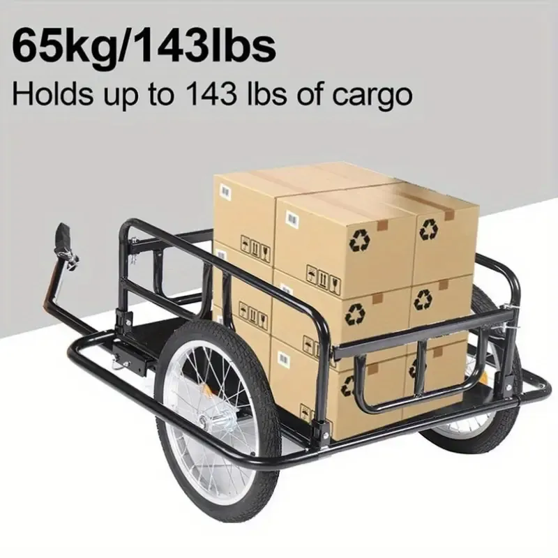 Foldable Pet and Cargo Bicycle Trailer