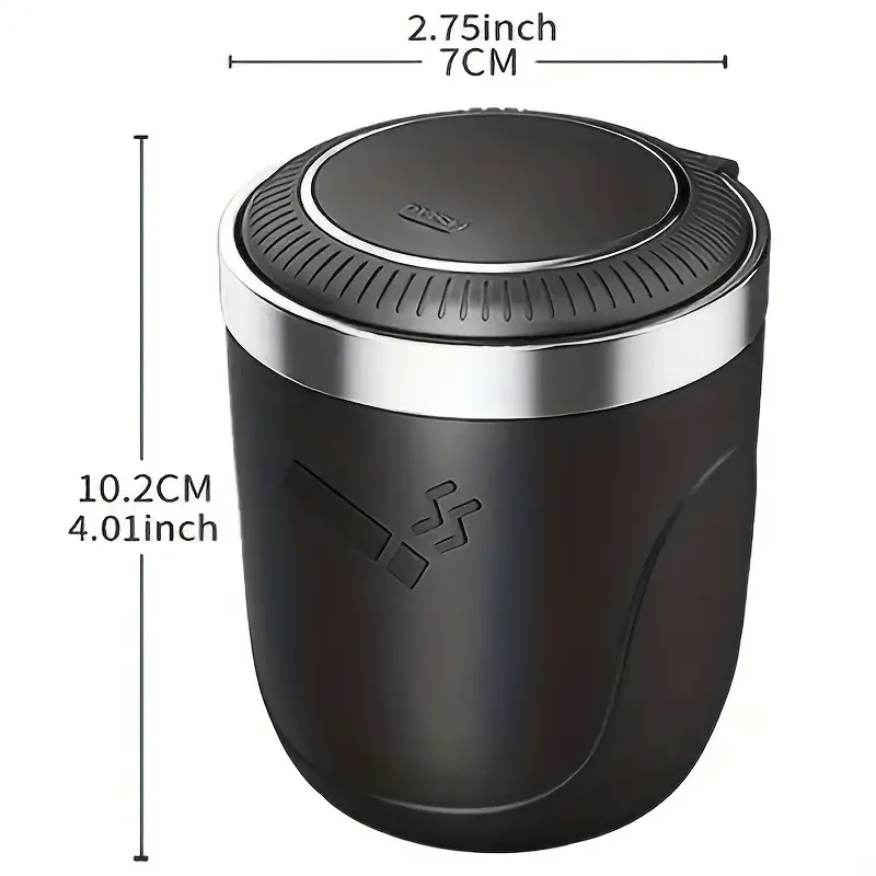 Spacious LED Car Ashtray