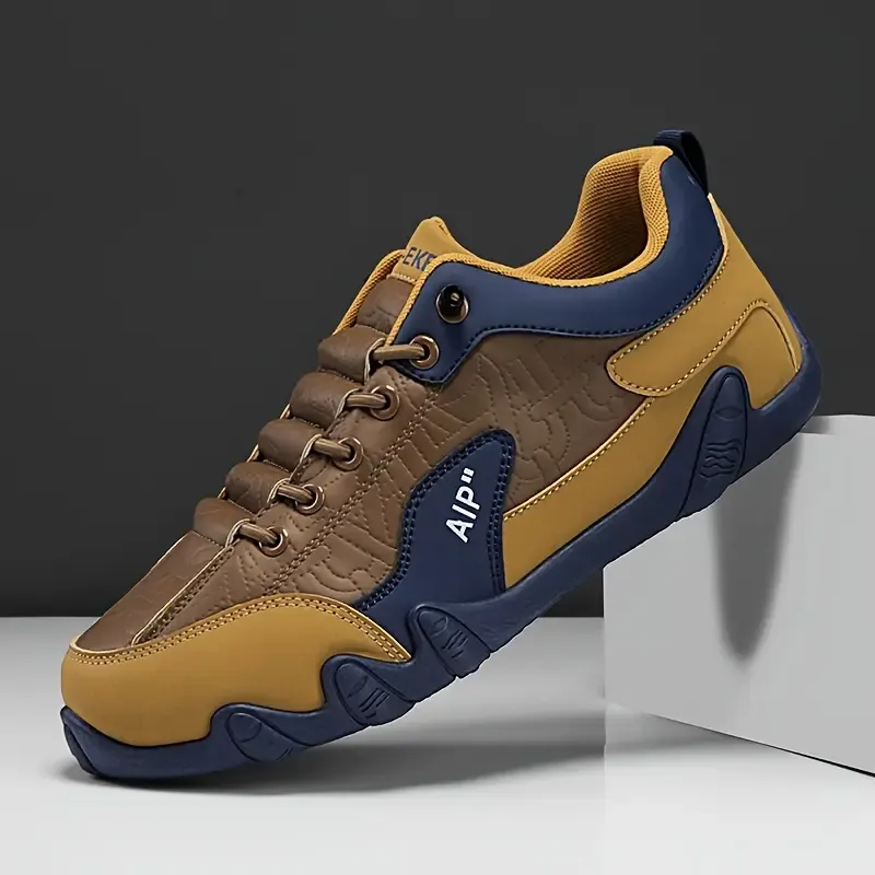 Men's autumn casual leather shoes with soft soles