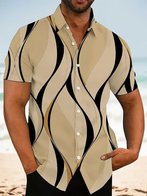 Summer new European size men's fresh