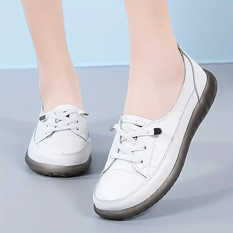 Leather Sneakers for Women - Soft
