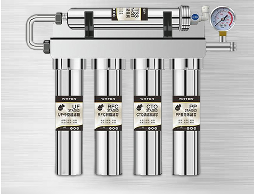 Five-stage ultrafiltration water purifier household stainless steel tap water filter kitchen direct drinking water purifier pre-filter