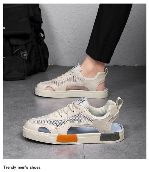 New large size men's shoes summer breathable thin mesh sp