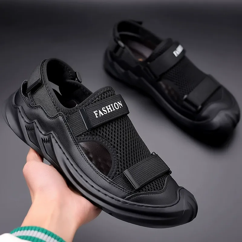 Summer new style Roman shoes closed toe beach shoes breathable casual shoes