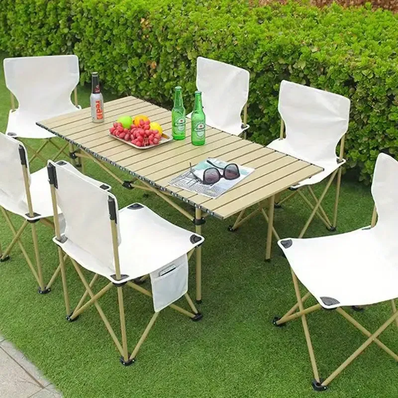 Foldable Camping Picnic Table and Chair Set