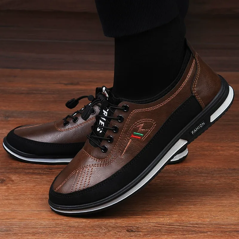Fashionable and casual soft sole and soft surface trendy new low-top men's shoes