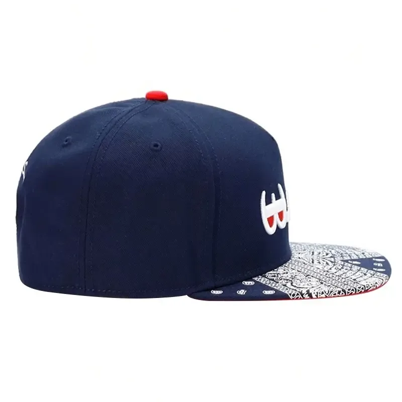 New hip hop adult flat brim embroidered riding fishing shade baseball cap