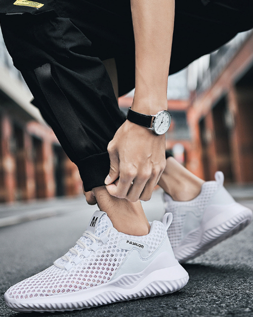 Hot summer hollow mesh shoes breathable