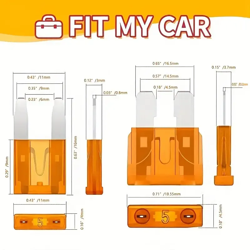 Car Blade Fuse Assortment Kit