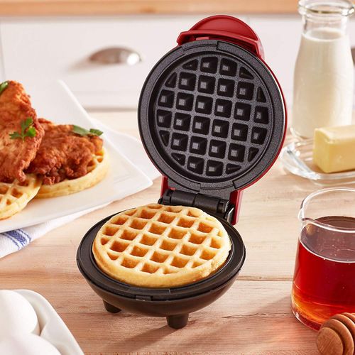Portable home Waffle Maker Mini Breakfast Maker Mini Waffle Maker Heart Round sandwich breakfast maker